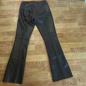 Cache lamb leather jeans